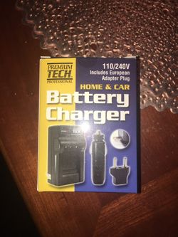 Battery charger for camera