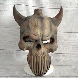 Vintage Halloween Mask 1996 The Paper Magic Group Horned Fang Devil