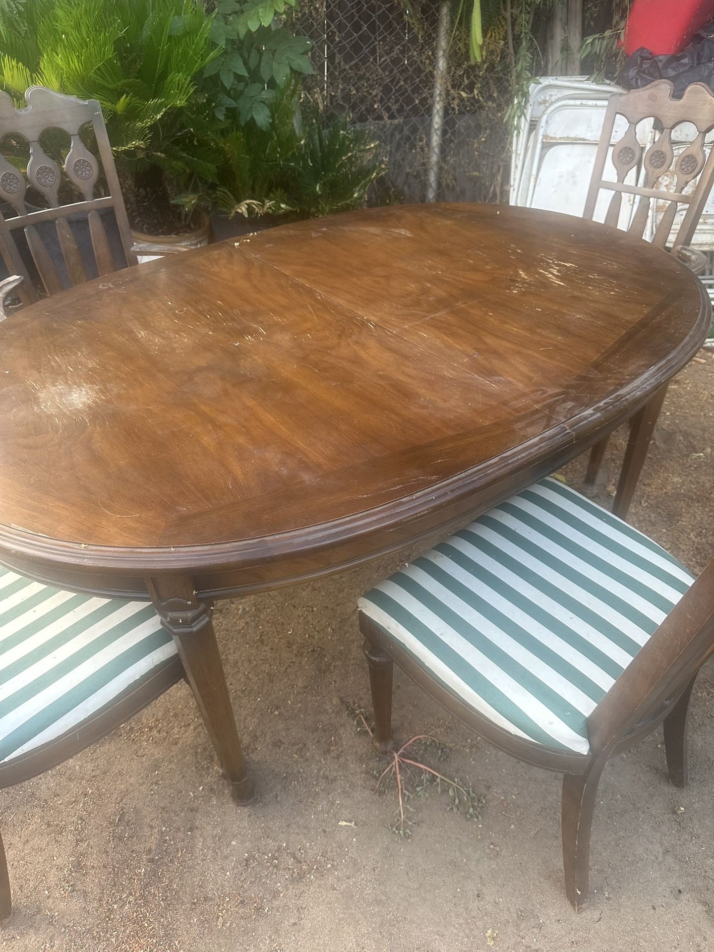 Wooden Table + Chairs