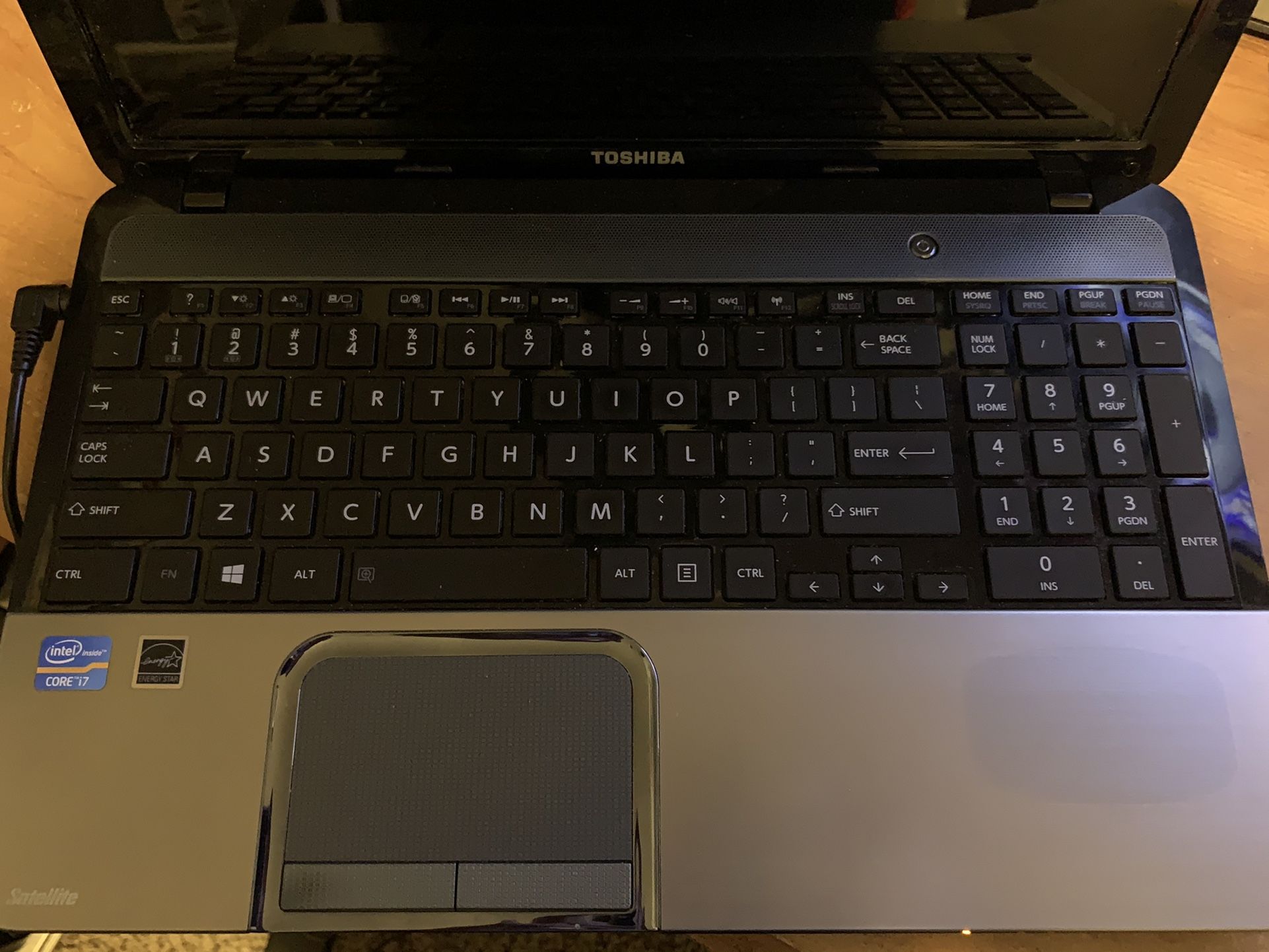 Toshiba Satellite i7 Quad Core Laptop