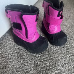 Toddler Snow Boots Colombia Brand Size 7c Waterproof 