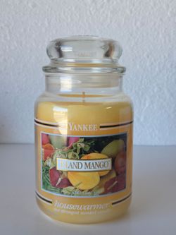YANKEE CANDLE ISLAND MANGO 22 oz Candle RETIRED
