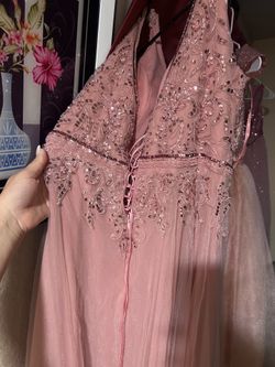 Dusty pink dress