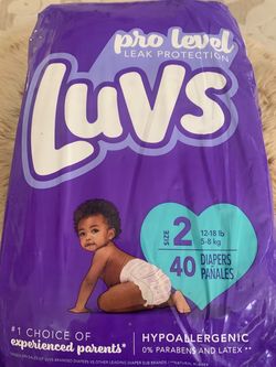 Luvs Pro Level Diapers Size 2, 40 Count