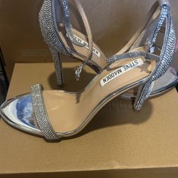 Steve Madden Party Rhinestone Heels Tech-R