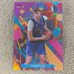 2025-26 Cooper Flagg Topps Finest Oil Spill Refractor Rookie #1