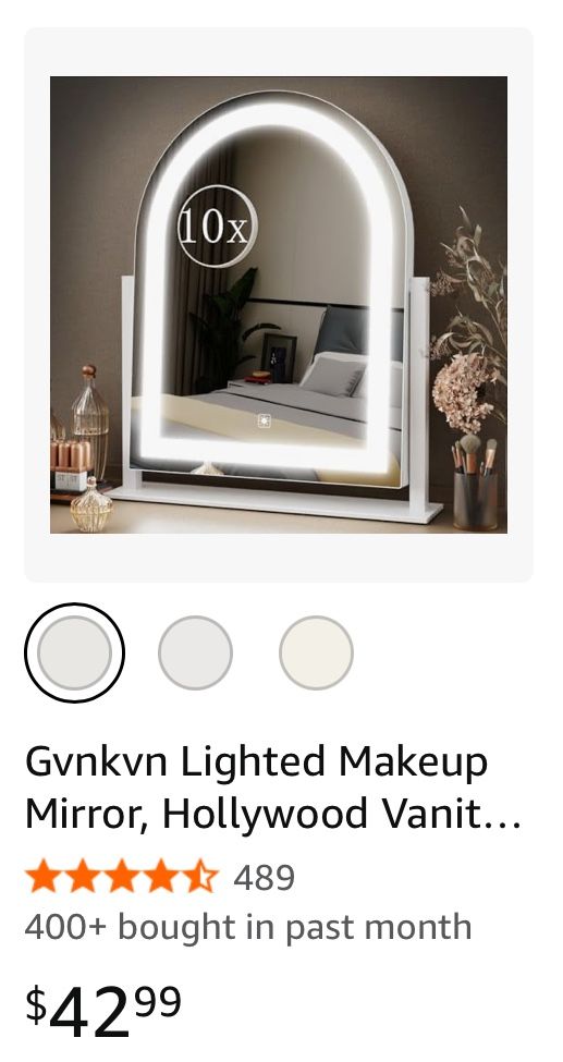 Lighted Makeup Vanity Mirror 