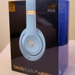 Beats Studio 3 Beats By Dre Wireless Headphones Crystal Blue 