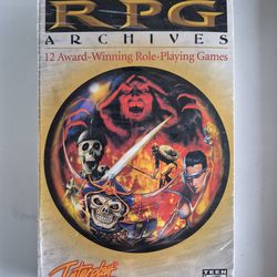 The Ultimate RPG Archives Role Playing Games + Manual (PC,1998) Interplay