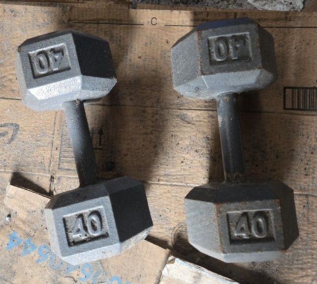 Dumbbells- Exercise - 40 Pounds