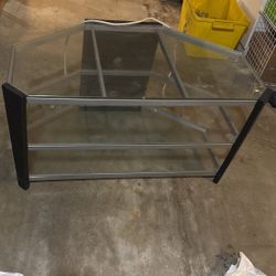 Glass TV Stand