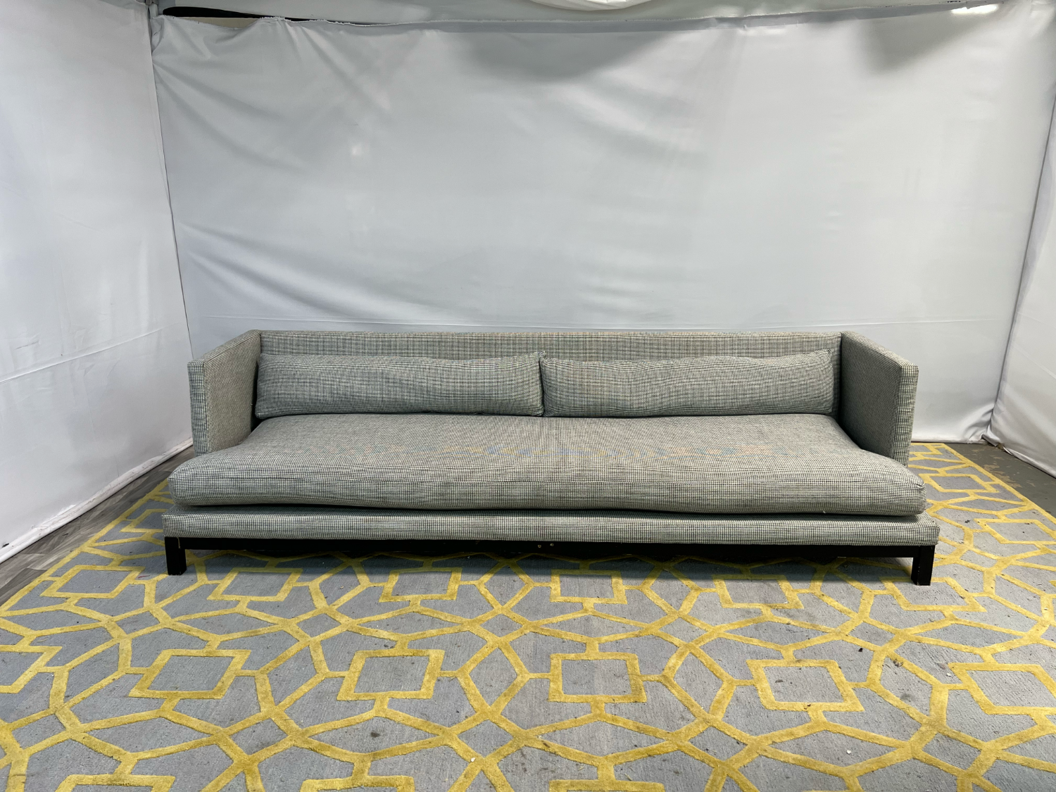( Delivery Available ) CB2 Brava Large Gray Sofa