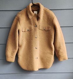 JOIE teddy sherpa jacket sz Small