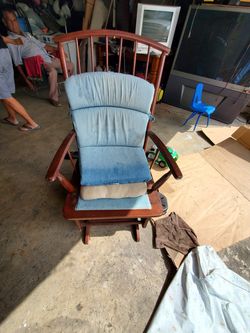 Wood rocking chair