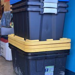 6 Storage Totes w/ Lids - HART & Greenmade
