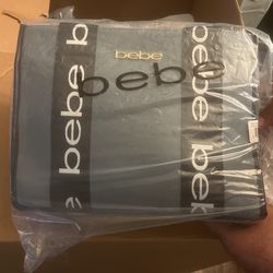 Grey And Black Bebe Purse