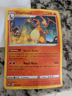 New in sleeve Charizard pokemon card