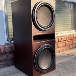 Kenwood Speaker Box With Amp 