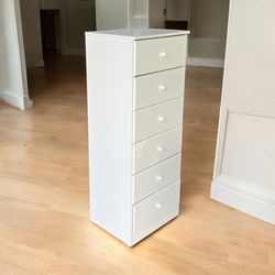 White Wooden Small Dresser 