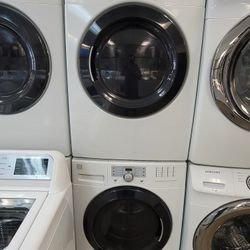 Kenmore Front Loading Washer And Stackable Gas Dryer Set 