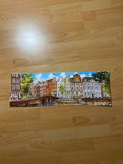 Water Color Painting Of The Netherlands By Vashislav Goroshok