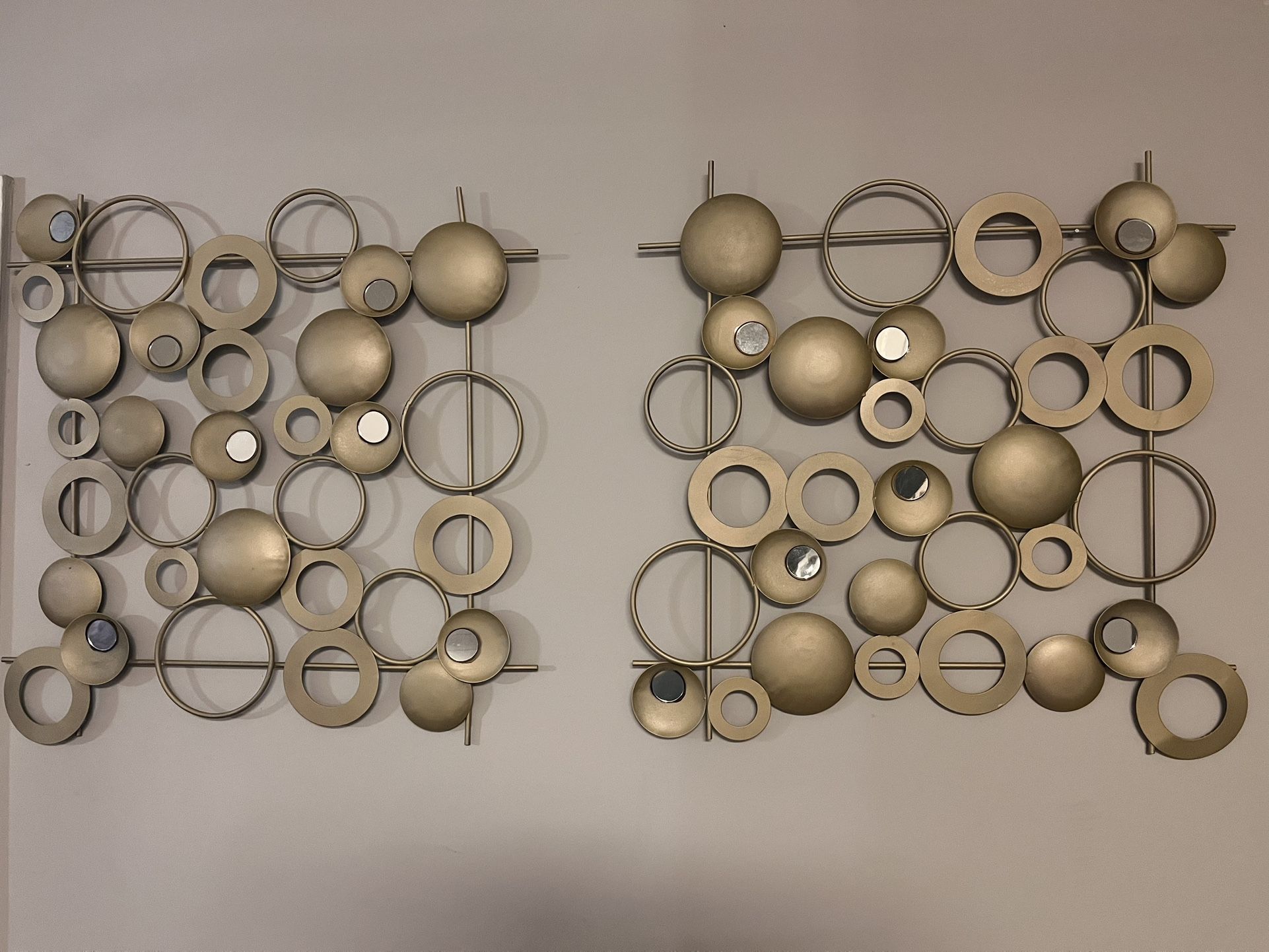 Metal Gold /mirror Decor