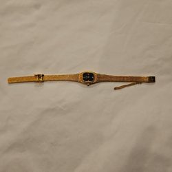 Xavier Ladies Watch Gold Tone W/ Diamond Accent