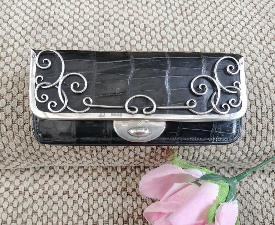 Antique Silver Mounted Purse