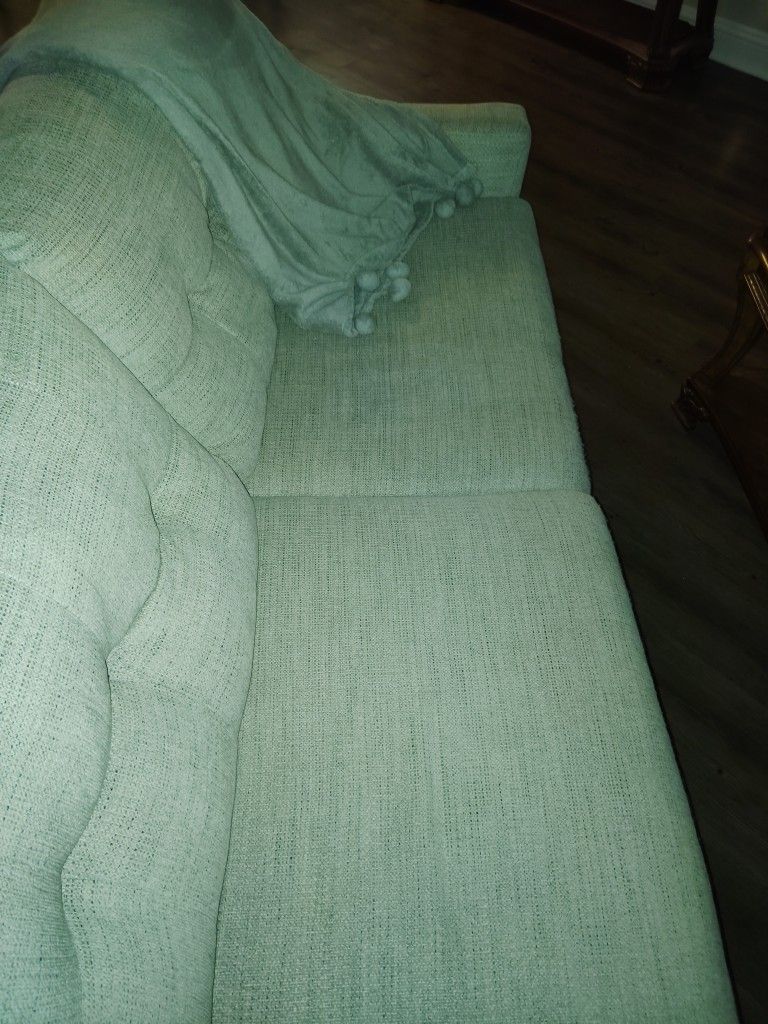 Beige Sofa And Loveseat