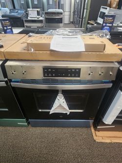 30 in. 5-Burners Slide-In Gas Range in Stainless Steel with Crisp Mode