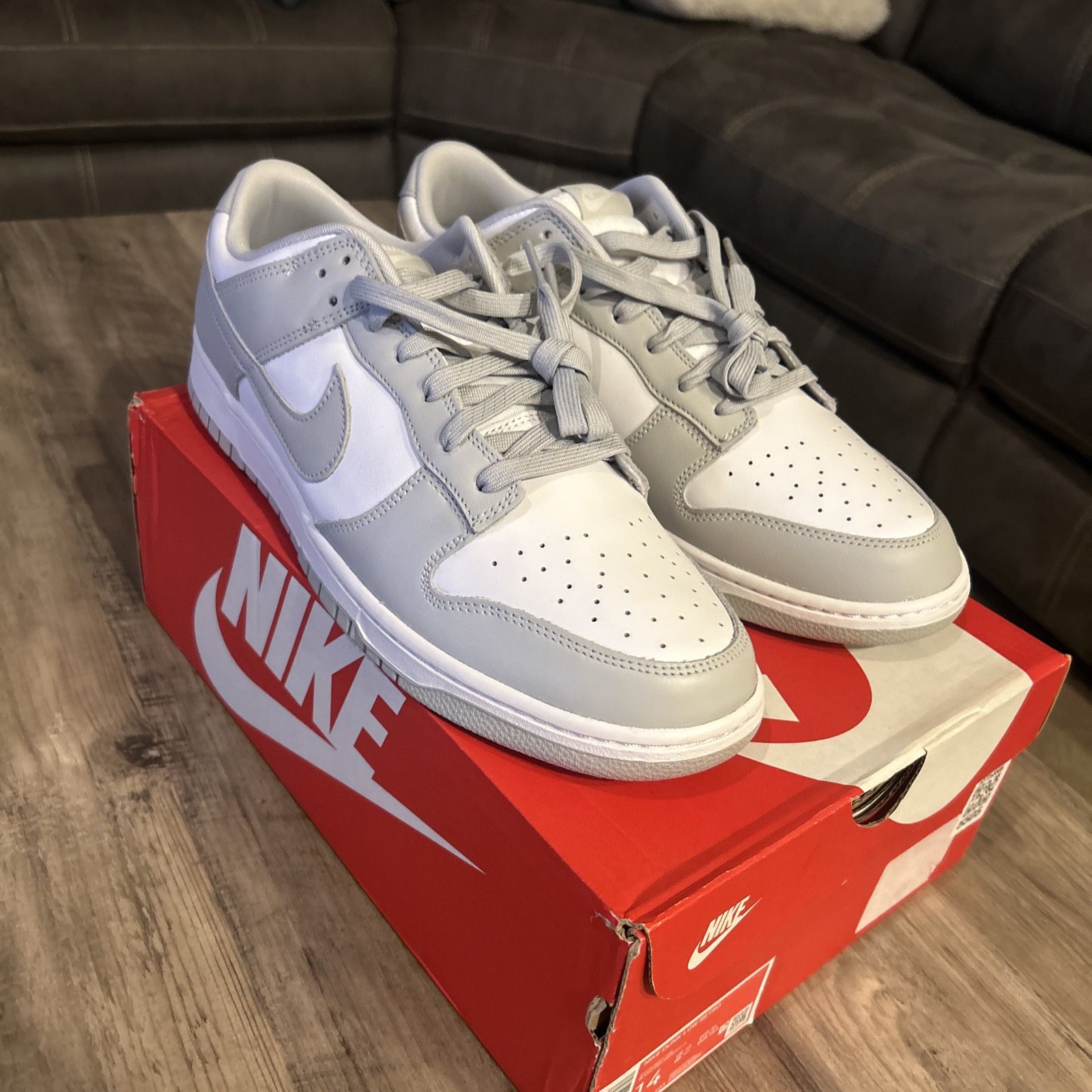 Nike Dunk Low Grey Fog Size 14 Men’s