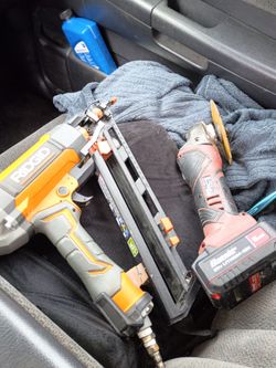 15 gauge nail gun and grinder cordless