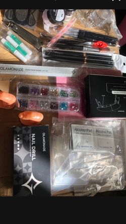 Acrylic Nail Kit for Beginners: Professional Acrylic Nail Kit Set with Everything Drill Powder Nail Art Starter Tech Kit at Home Salon Gift