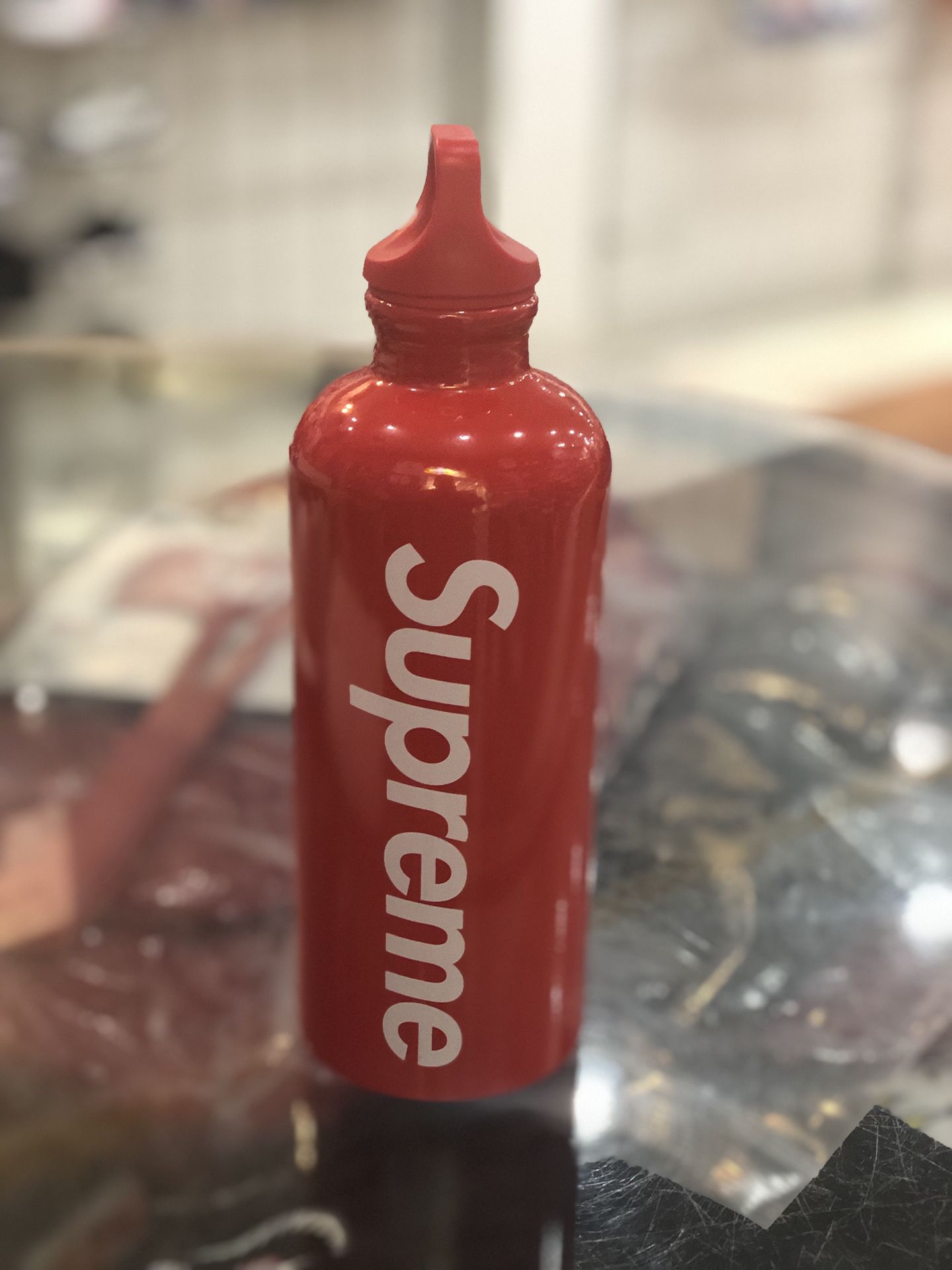 Brand new Red Supreme water bottle