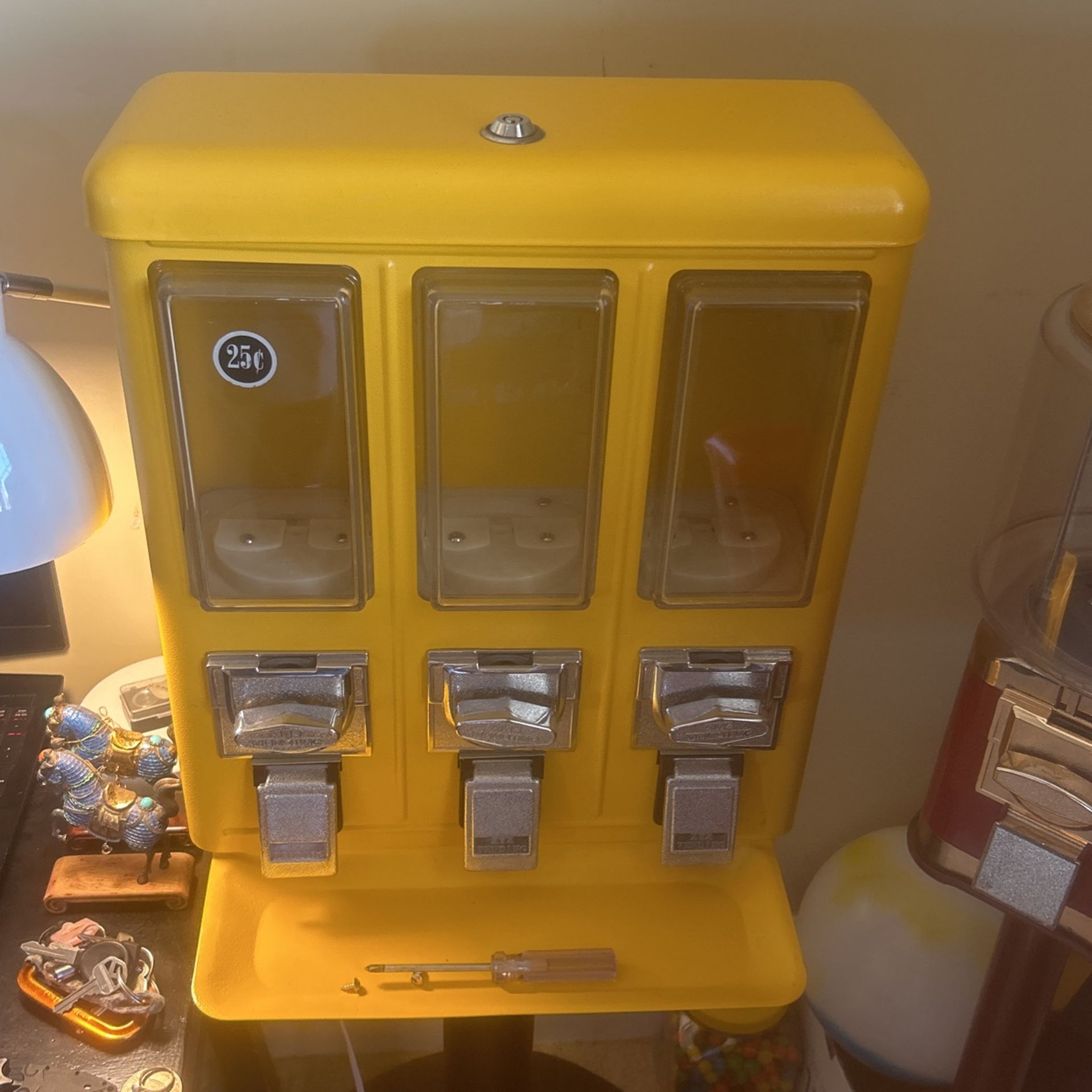 Triple Shot Three Headed Bulk Vending Machine Gumball Machine,New Products : American Fashion Style Bags On Sale