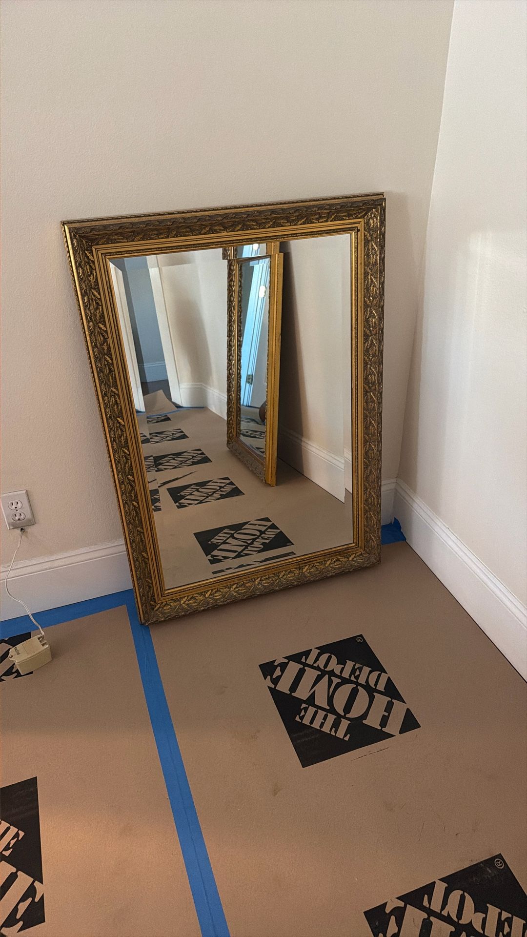 Mirror 36x28 Inches Gold