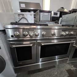 48" GE MONOGRAM DUAL FUEL RANGE STAINLESS STEEL