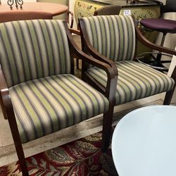 Kimball , Bernhardt, Hickory Wood Guest chairs