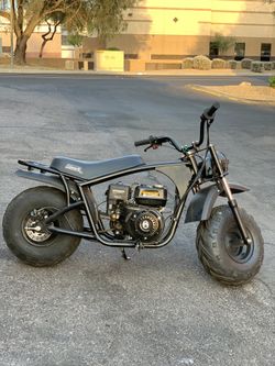Coleman Mini Bike RB200 6.5HP Front Headlight Front Suspension