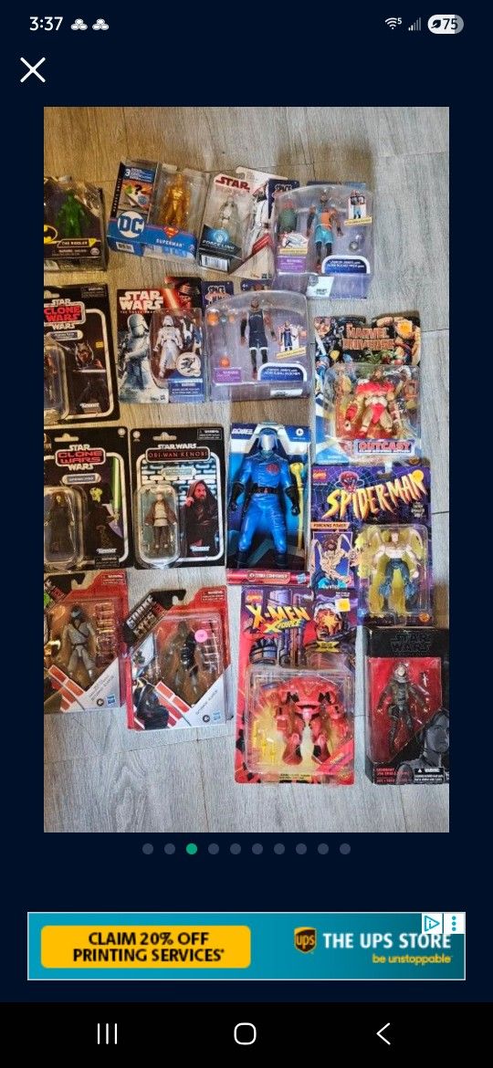 1990s Action Figures in packaging $5 Each!