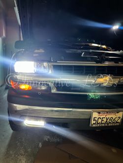 White 9005 HB3 LED Bulbs Headlight Conversion Kit High Beam Bright
