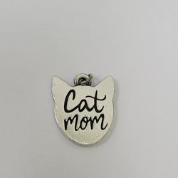 James Avery "Cat Mom" charm in sterling silver. 