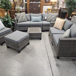 Patio Set Sofa Loveseat Chair Ottoman We are located at 2811 East Bell road. Another Time Around Furniture.
