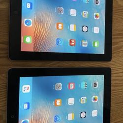 2 APPLE IPADS