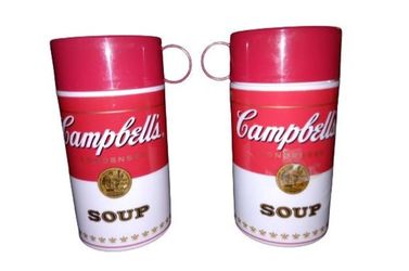 Pair Campbell's Soup Thermos's 2010