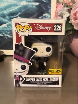 Funko Pop Disney Dapper Jack Skellington Hot Topic 226