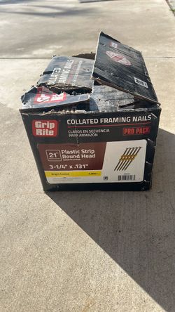 Framing Nails 3/4 full