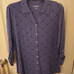 Kim Roger's Blue Blouse