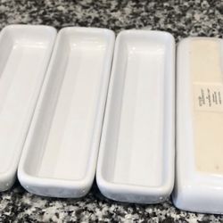 The Pampered Chef Simple Additions Hospitality Set White Serving Trey