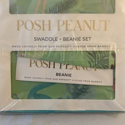 Brand New Posh Peanut Swaddle And Beanie and Baby Deedee Sleep Nest 
